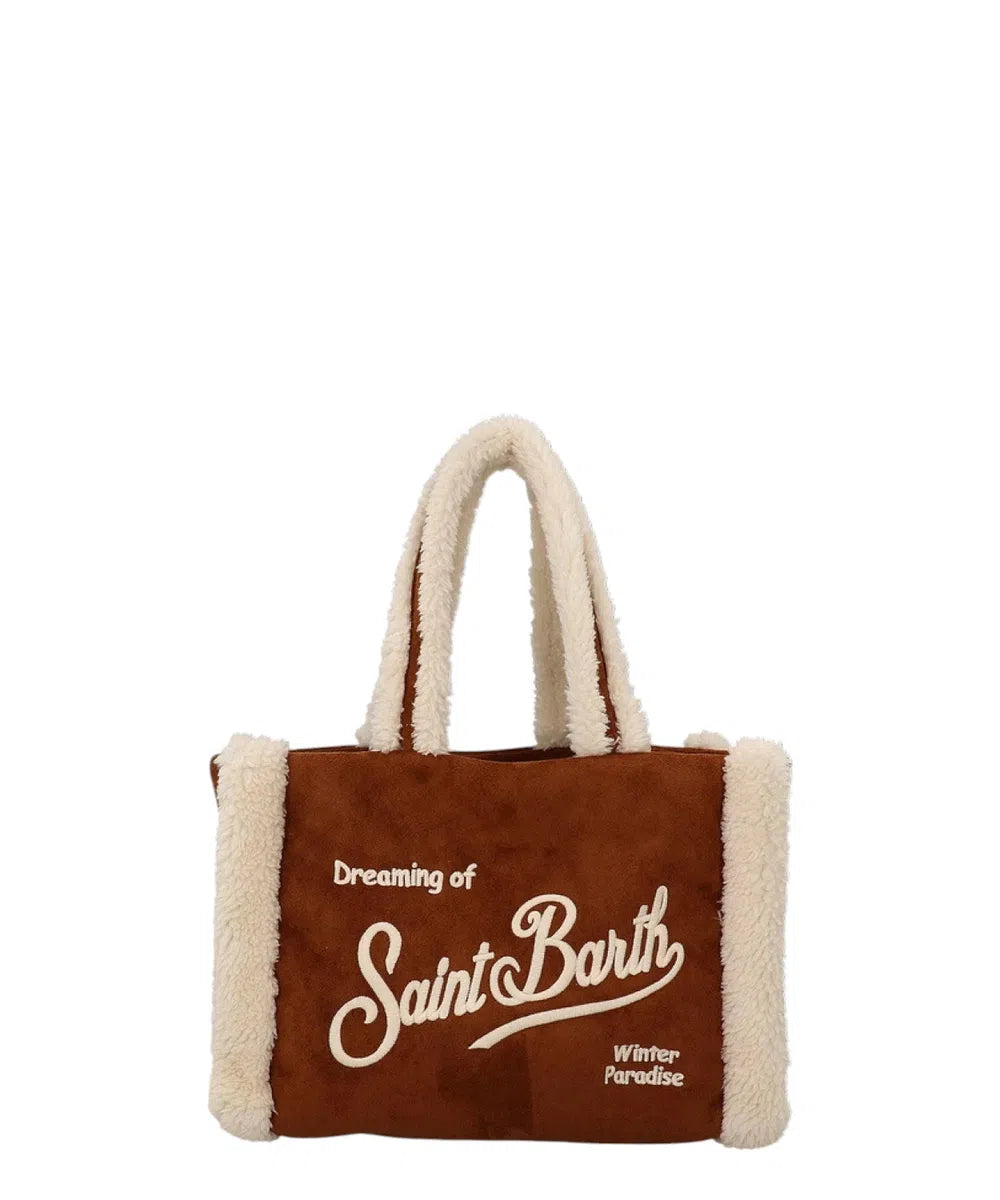 Borsa Soft Bag Shearling Beige-Mc2 Saint Barth-Borse a mano-Vittorio Citro Boutique