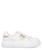 Sneakers Flatform Pinko con Suola Alta e Logo in Metallo-Pinko-Sneakers-Vittorio Citro Boutique