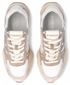 Sneakers Pinko in Pelle e Suede con Suola Sagomata e Logo-Pinko-Sneakers-Vittorio Citro Boutique