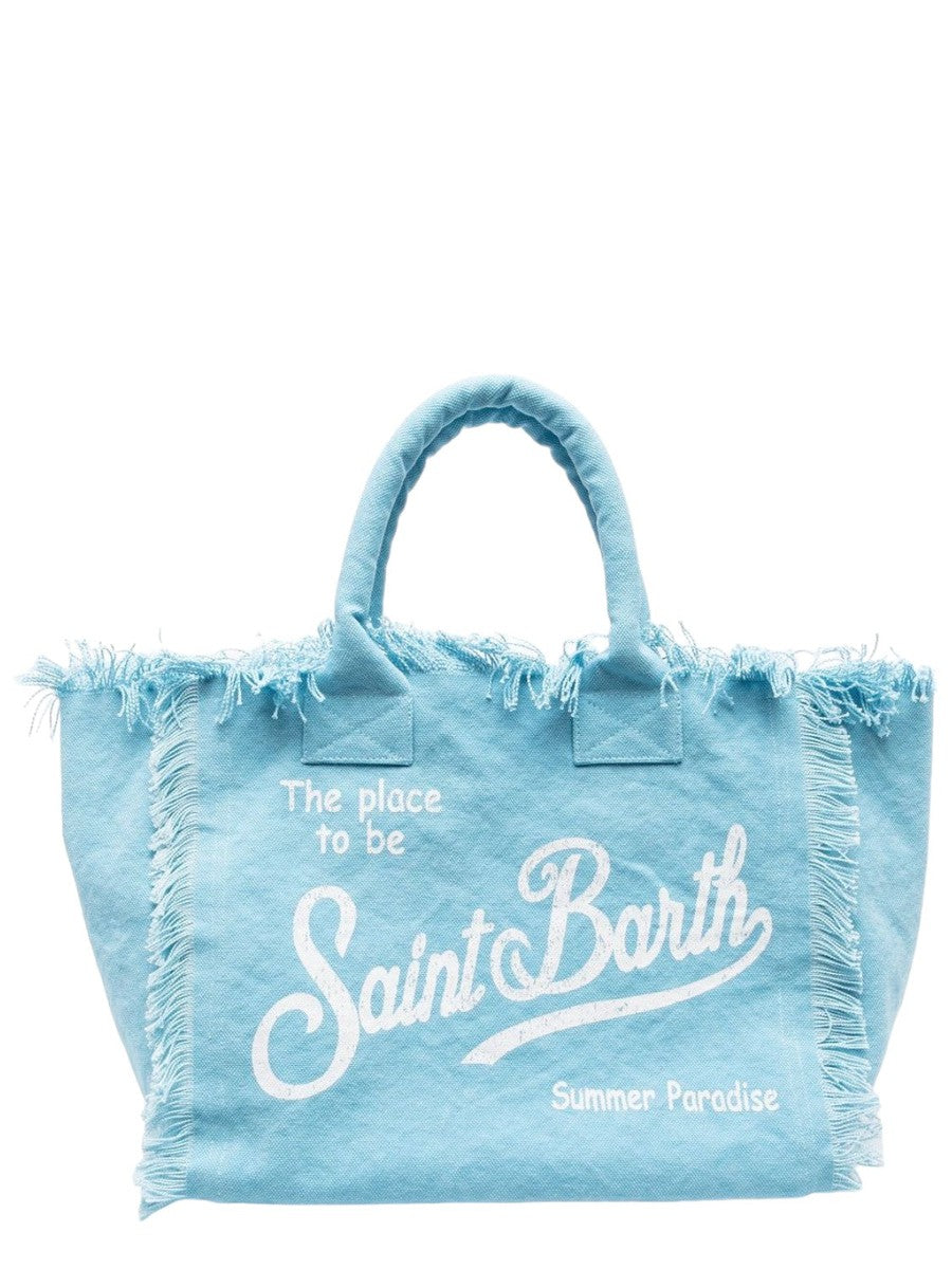 Borsa Vanity in tela azzurra-Mc2 Saint Barth-Borse a mano-Vittorio Citro Boutique