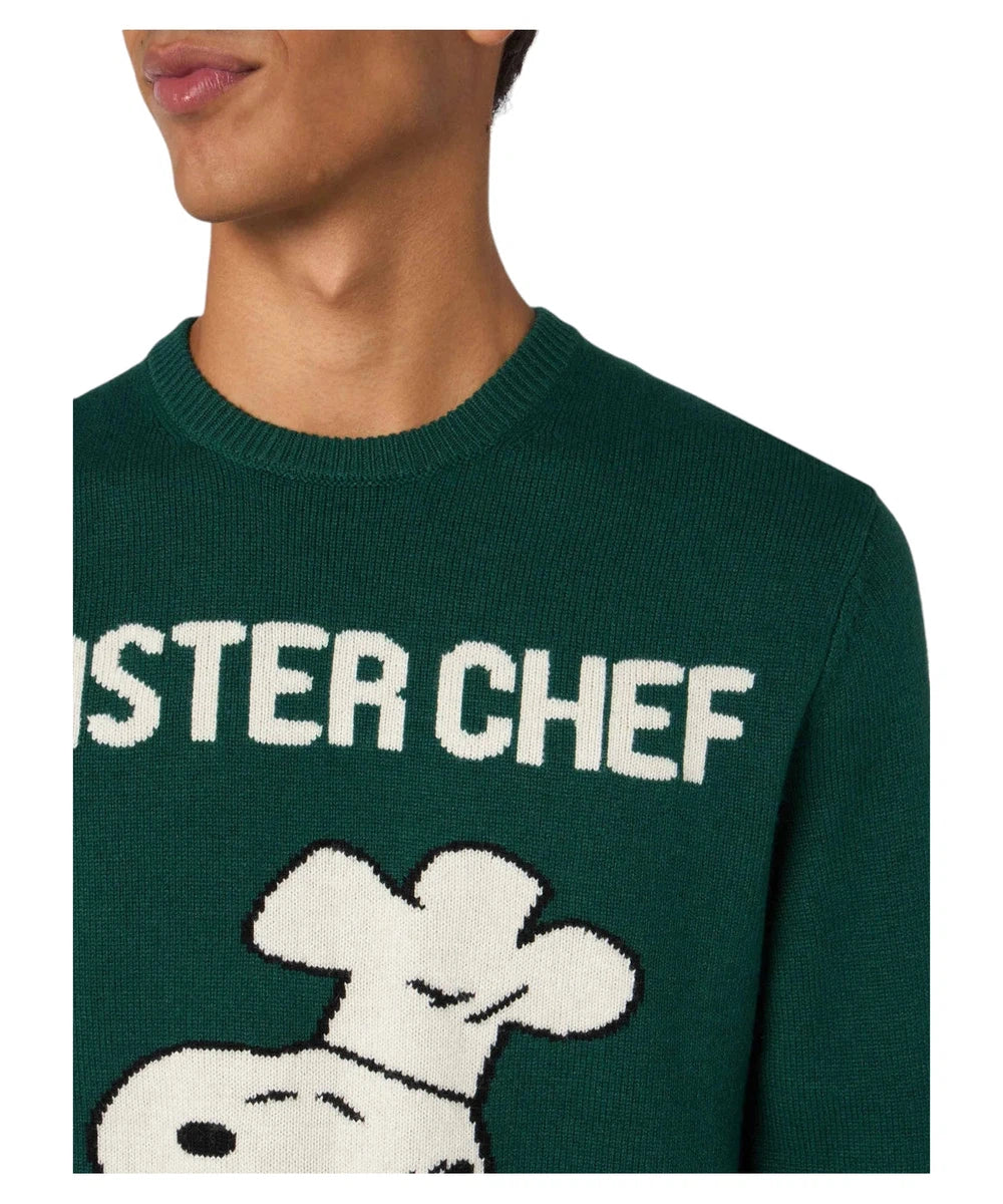 Maglione Snoopy Master Chef - Edizione Speciale SNOOPY PEANUTS-Mc2 Saint Barth-Maglieria-Vittorio Citro Boutique