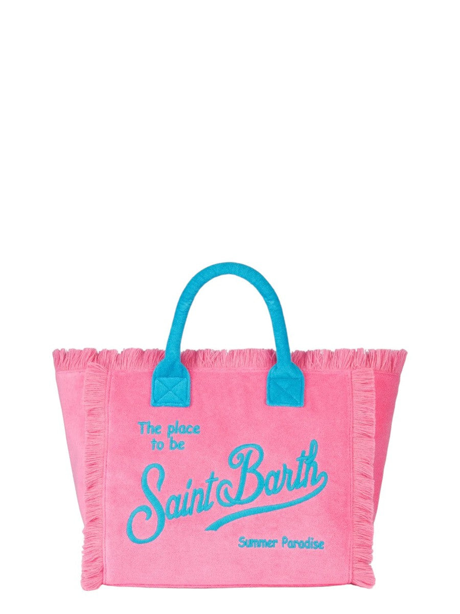 Borsa tote Vanity Sponge in spugna fucsia-Mc2 Saint Barth-Borse a spalla-Vittorio Citro Boutique