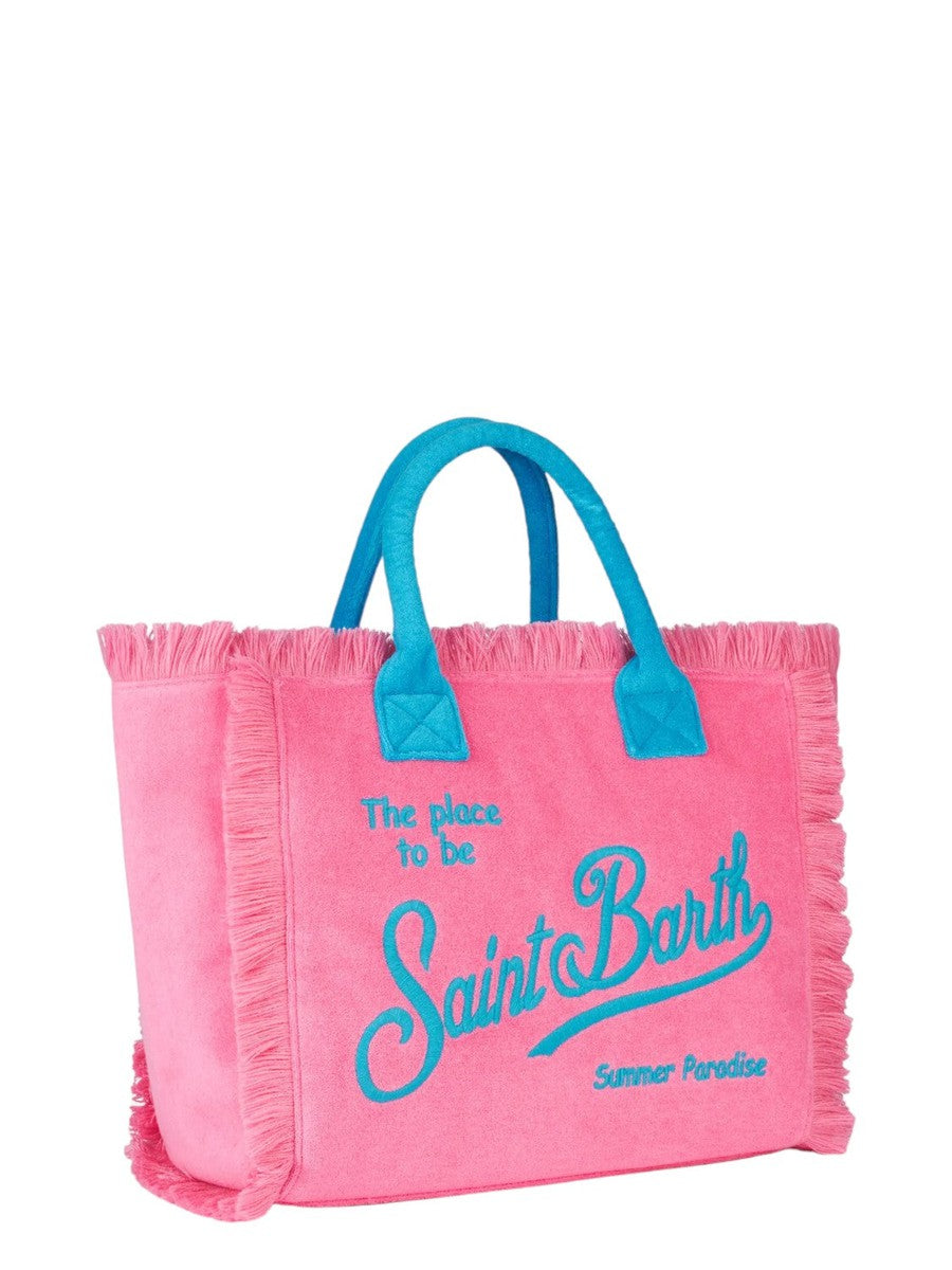 Borsa tote Vanity Sponge in spugna fucsia-Mc2 Saint Barth-Borse a spalla-Vittorio Citro Boutique