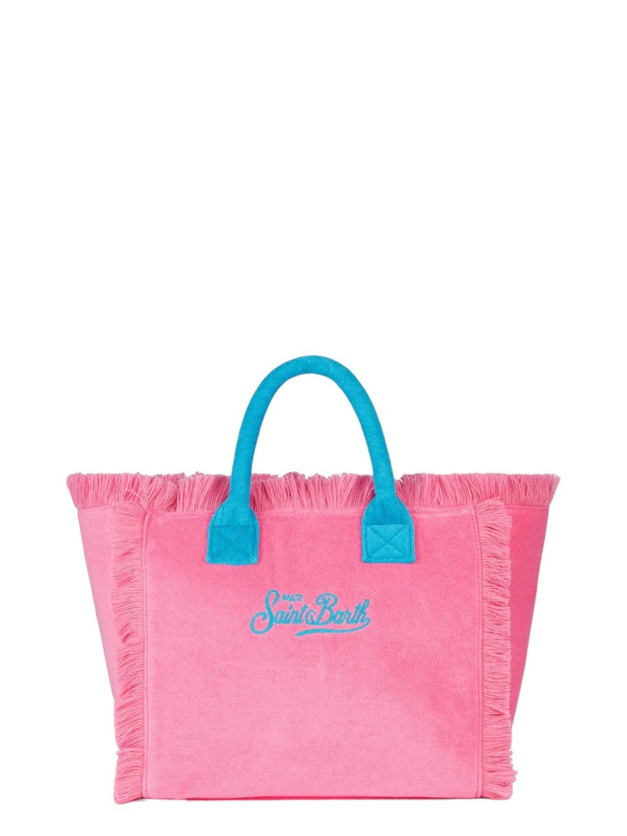 Borsa tote Vanity Sponge in spugna fucsia-Mc2 Saint Barth-Borse a spalla-Vittorio Citro Boutique