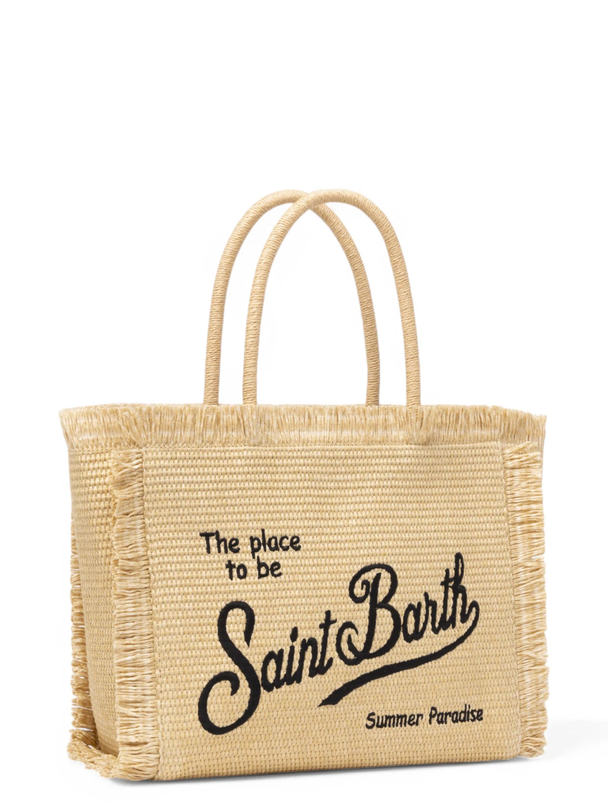 Borsa a Spalla Vanity Effetto Paglia Beige-Mc2 Saint Barth-Borse a spalla-Vittorio Citro Boutique