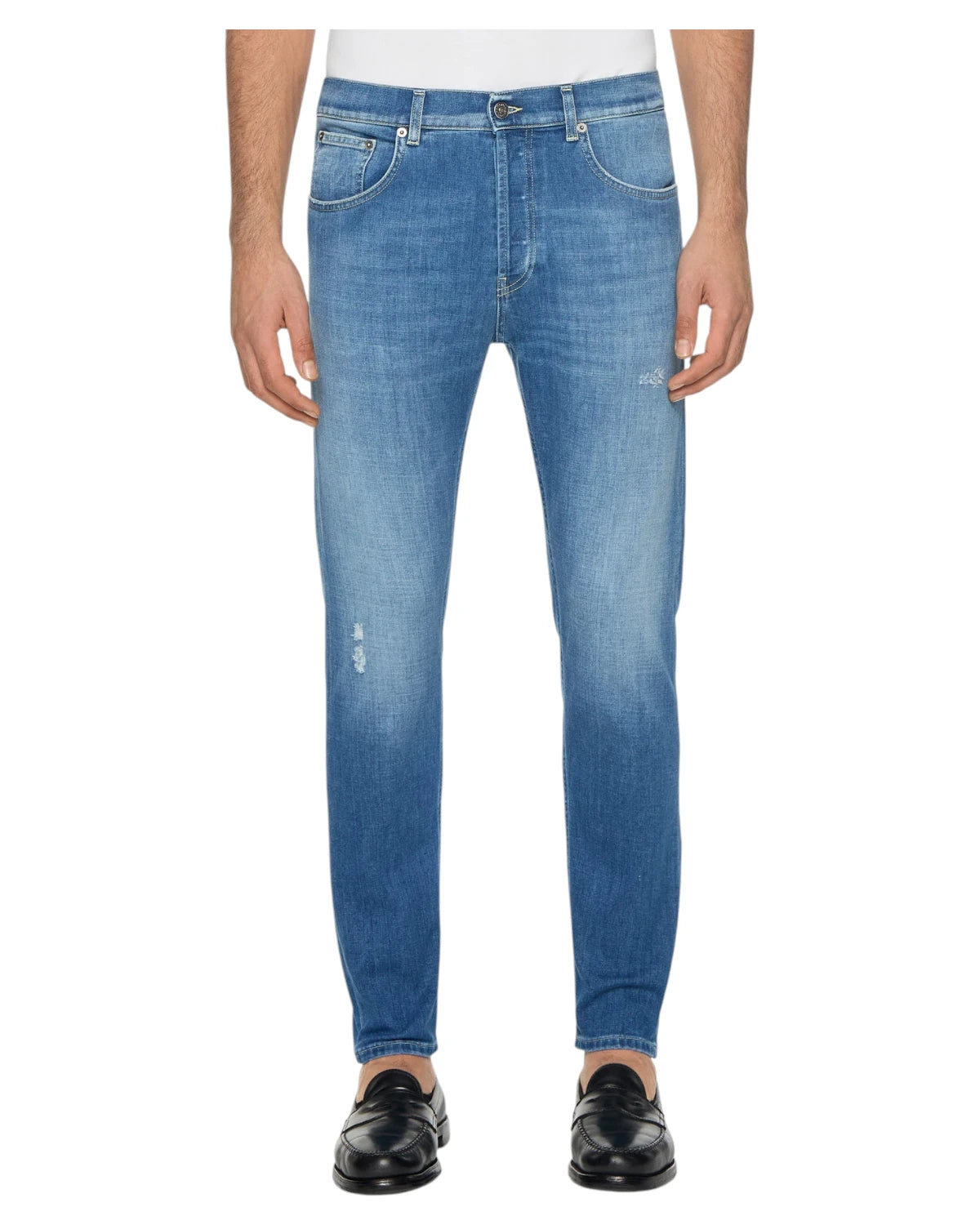 Jeans Dian Carrot Fit in Denim Stretch-Jeans-Dondup-Vittorio Citro Boutique