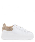 Sneakers in Pelle Bianca con Dettaglio Strass-ASH-Sneakers-Vittorio Citro Boutique