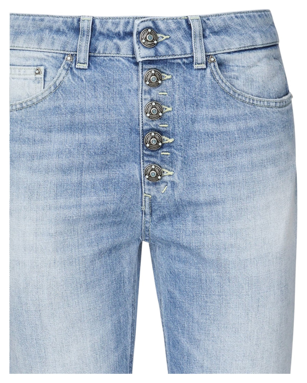 Jeans Koons Dondup Azzurro in Cotone 100%-Dondup-Jeans-Vittorio Citro Boutique