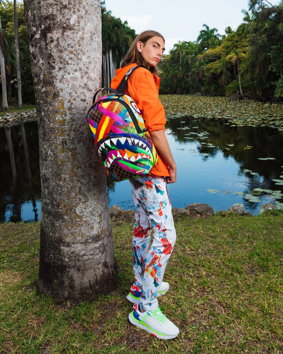 ZAINO SPRAYGROUND SHARKS IN PAINT BACKPACK-Sprayground-Zaini-Vittorio Citro Boutique