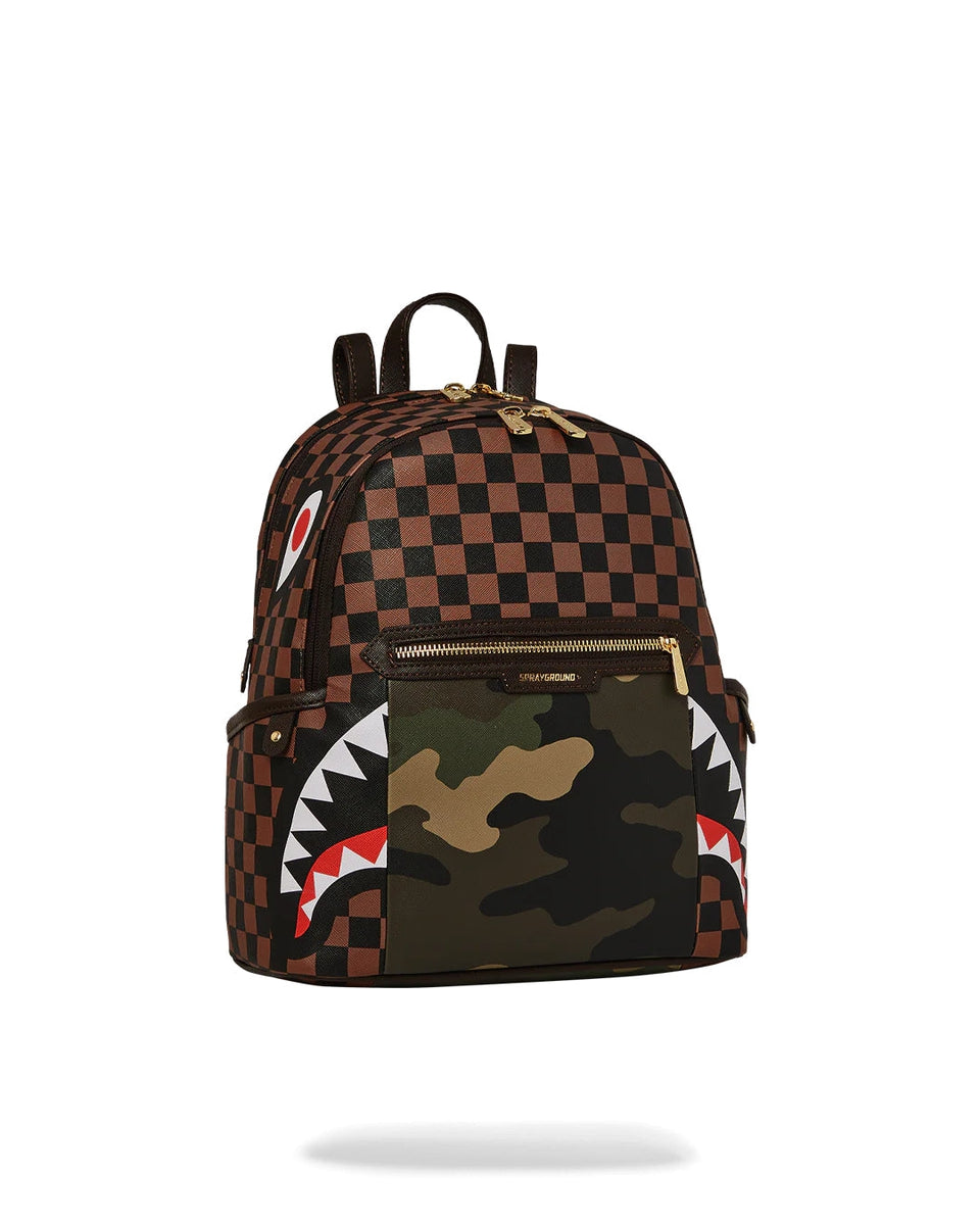 ZAINO SPRAYGROUND SIP WITH CAMO ACCENT SAVAGE BACKPACK-Sprayground-Zaini-Vittorio Citro Boutique