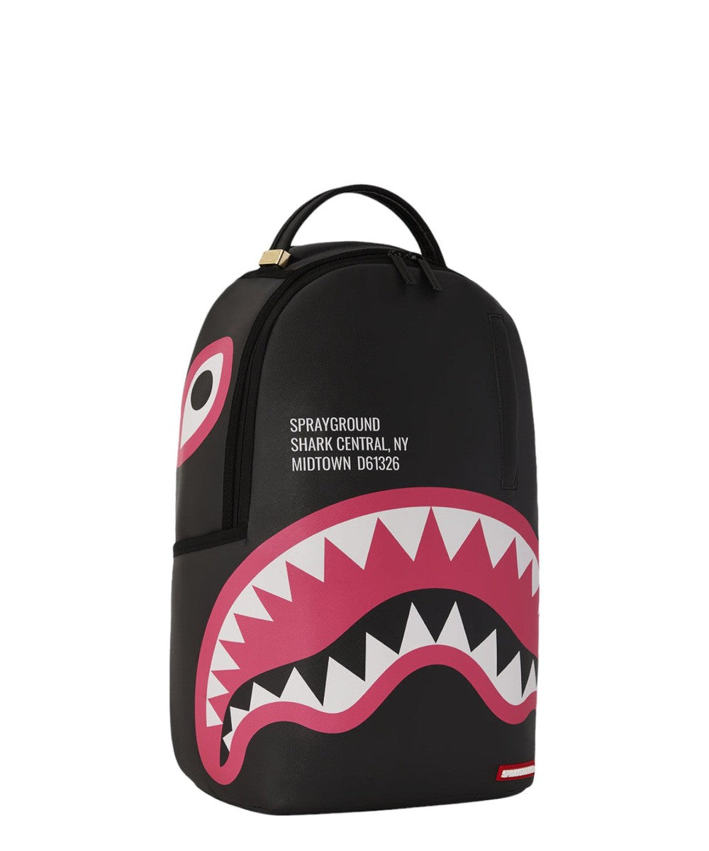 Zaino Sprayground Shark Central Pink DLXSV-Sprayground-Zaini-Vittorio Citro Boutique