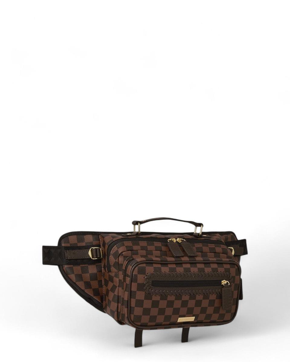 core embossed check cargo cross-body sprayground-Marsupi-Sprayground-Vittorio Citro Boutique