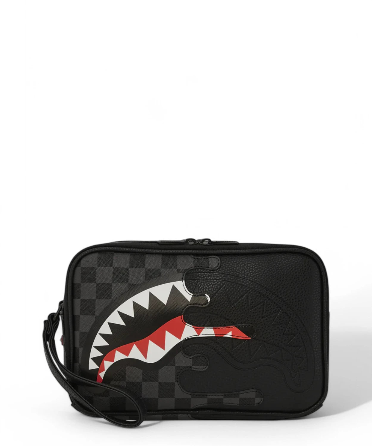 Sprayground Unfinished Shark Toiletry-Pochette-Sprayground-Vittorio Citro Boutique