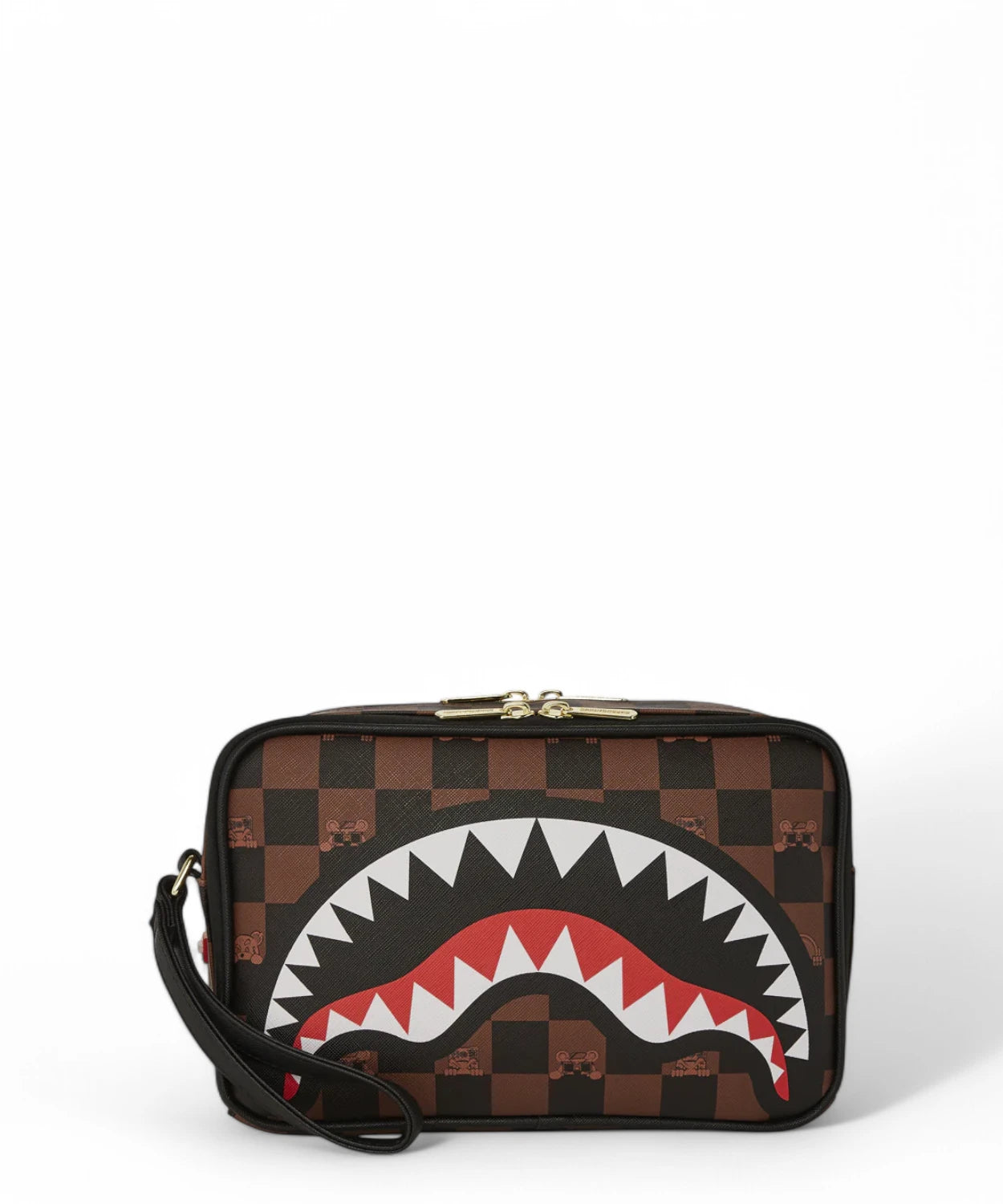 Beauty Case Sprayground Peeking Character Check Toiletry-Sprayground-Pochette-Vittorio Citro Boutique