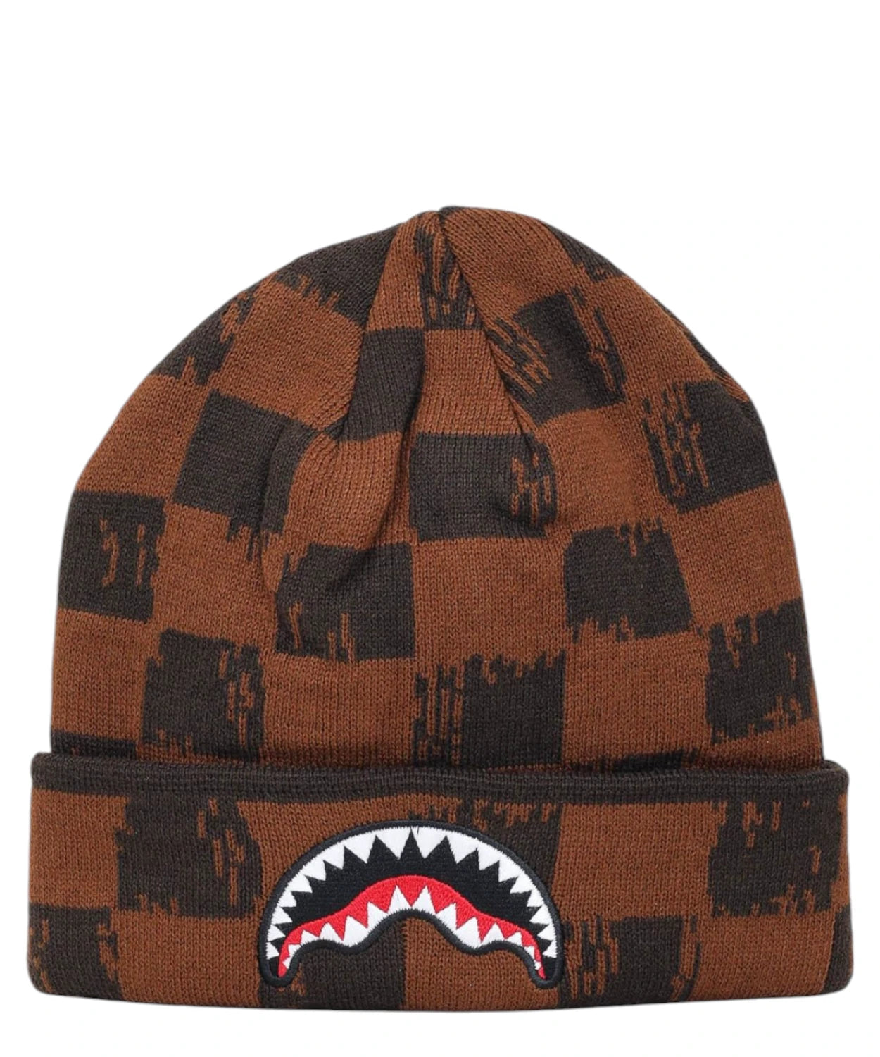 Berretto di Lana con Motivo a Scacchi-Sprayground-Cappelli-Vittorio Citro Boutique