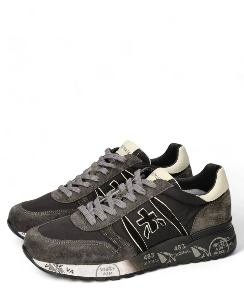 Sneakers Lander 4951 in Pelle Scamosciata e Nylon-Premiata-Sneakers-Vittorio Citro Boutique