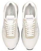 Sneakers BETH 5603 Platform in Pelle Bianca e Suede-Premiata-Sneakers-Vittorio Citro Boutique