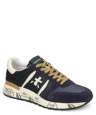 Sneakers Lander 6904 in Pelle Scamosciata Blu e Nylon-Premiata-Sneakers-Vittorio Citro Boutique