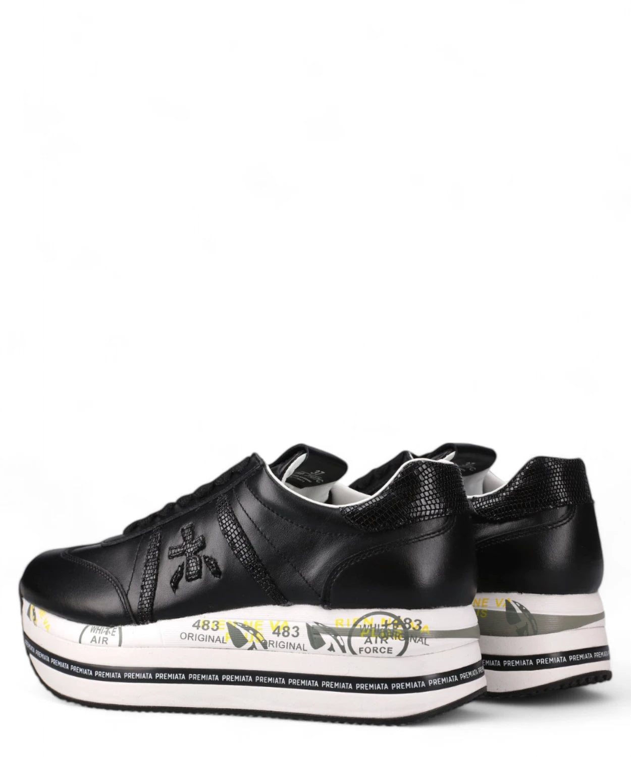 Sneakers Beth 7107 in Pelle con Suola Platform-Premiata-Sneakers-Vittorio Citro Boutique