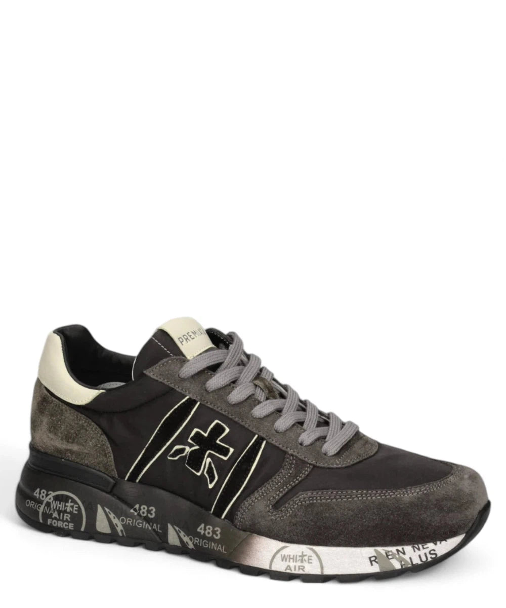 Sneakers Lander 4951 in Pelle Scamosciata e Nylon-Premiata-Sneakers-Vittorio Citro Boutique