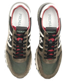 Sneakers Lander 6905 in Pelle Scamosciata Verde-Premiata-Sneakers-Vittorio Citro Boutique