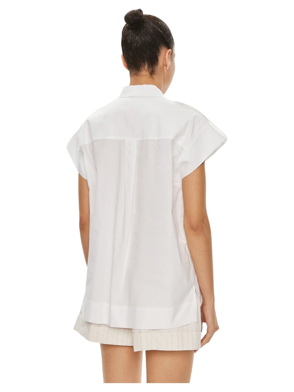 Camicia in cotone manica corta-Twinset-Camicie-Vittorio Citro Boutique