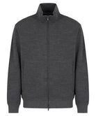 Cardigan full zip in jersey misto lana vergine Travel Essential-Emporio Armani-Maglieria-Vittorio Citro Boutique