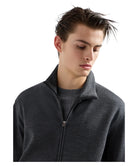 Cardigan full zip in jersey misto lana vergine Travel Essential-Emporio Armani-Maglieria-Vittorio Citro Boutique