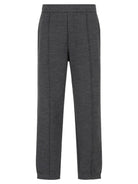 Pantaloni jogger in jersey misto lana vergine Travel Essential-Emporio Armani-Pantaloni-Vittorio Citro Boutique