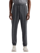 Pantaloni jogger in jersey misto lana vergine Travel Essential-Emporio Armani-Pantaloni-Vittorio Citro Boutique