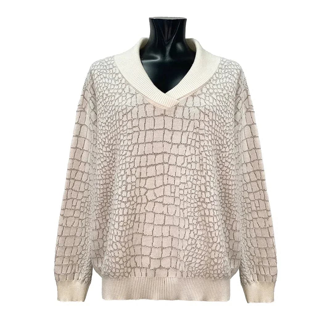 TRICOT CHIC - MAGLIA SCOLLO A V - Vittorio Citro Boutique